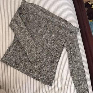 long sleeve, off the shoulder top